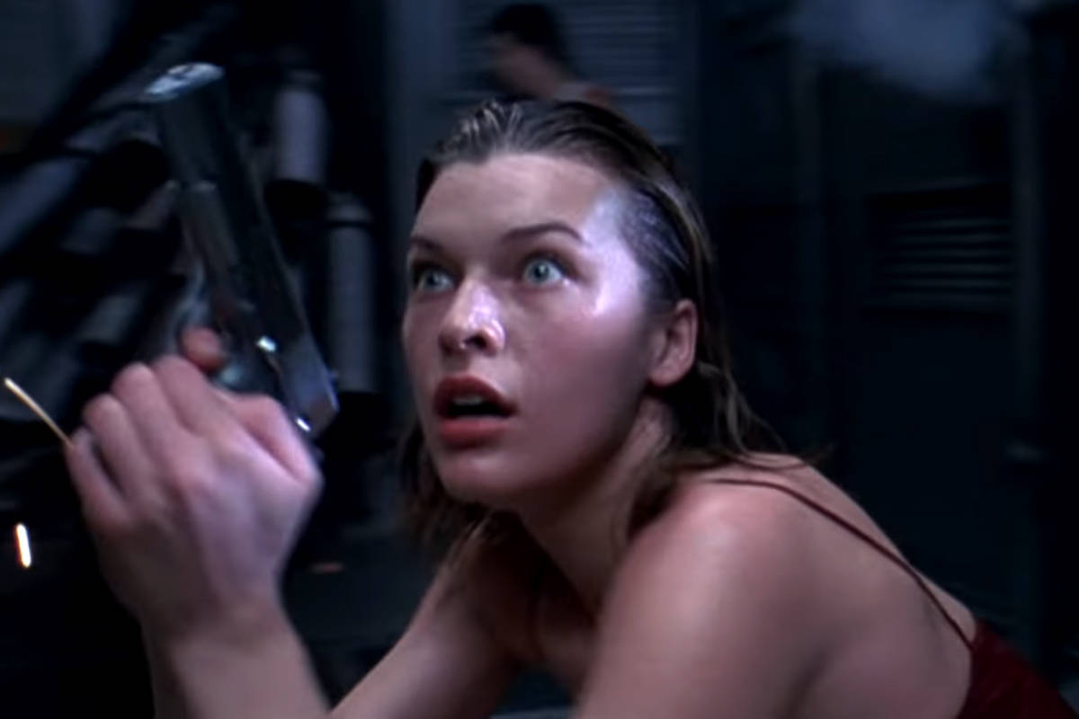 Milla Jovovich in Resident Evil