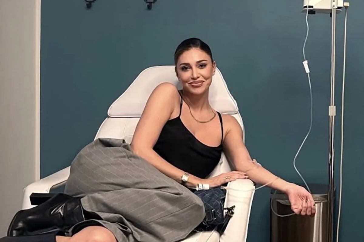 Belen Rodriguez e le sue allusioni no vax